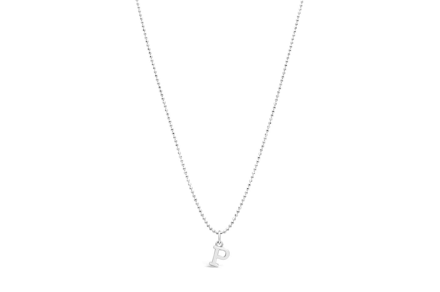 Diamond Cut Love Letter Necklace