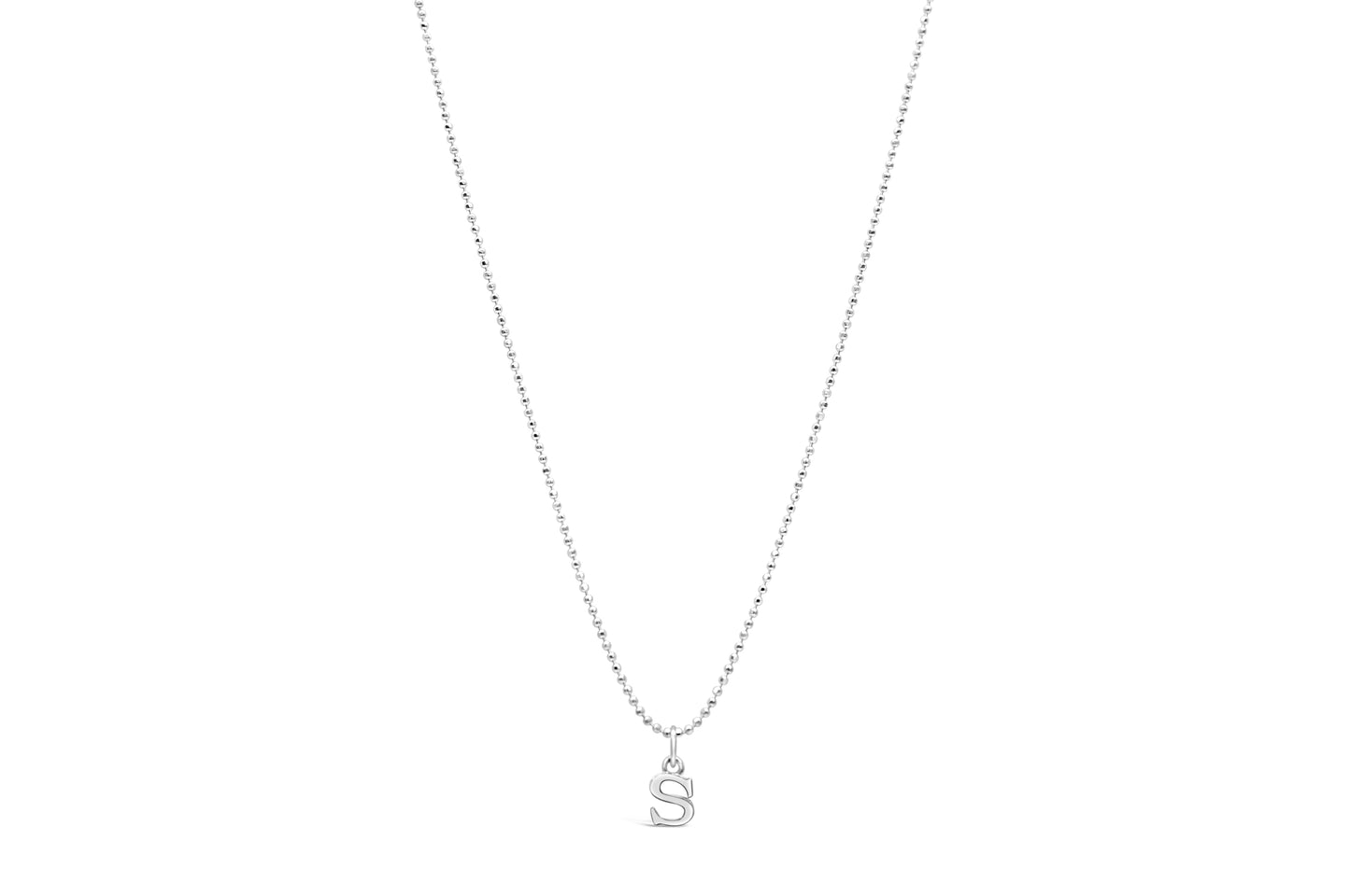 Diamond Cut Love Letter Necklace