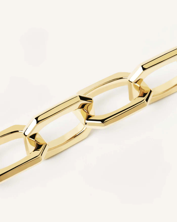 LARGE SIGNATURE CHAIN GOLD/SILVER NECKLACE