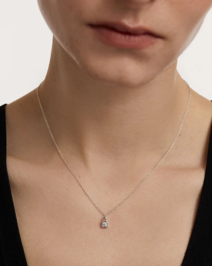PADLOCK GOLD/SILVER NECKLACE