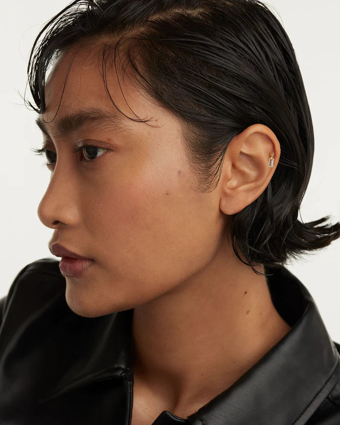 ALI SINGLE GOLD/SILVER EARRING