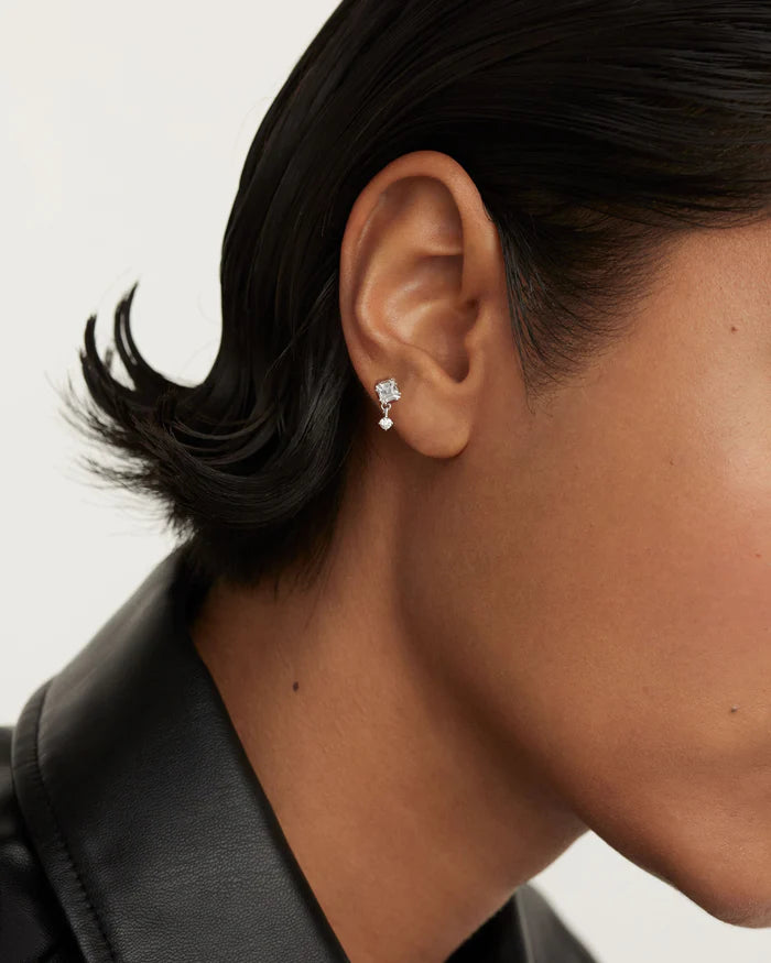 ELI SINGLE GOLD/SILVER EARRING