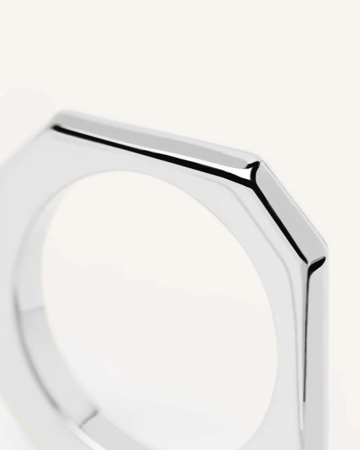 SIGNATURE LINK GOLD/SILVER RING