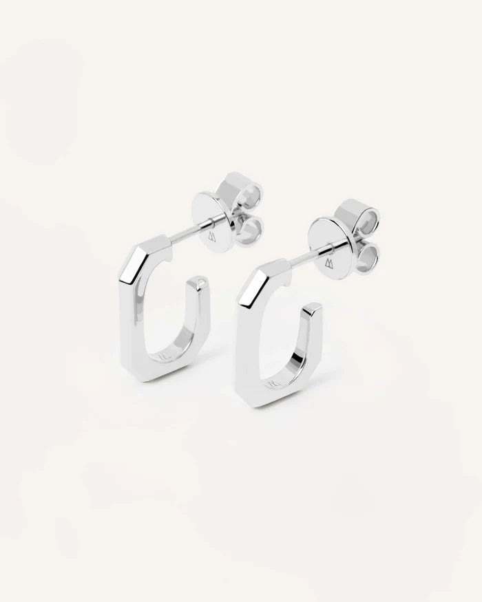 ENDLESS SIGNATURE CHAIN GOLD/SILVER EARRINGS