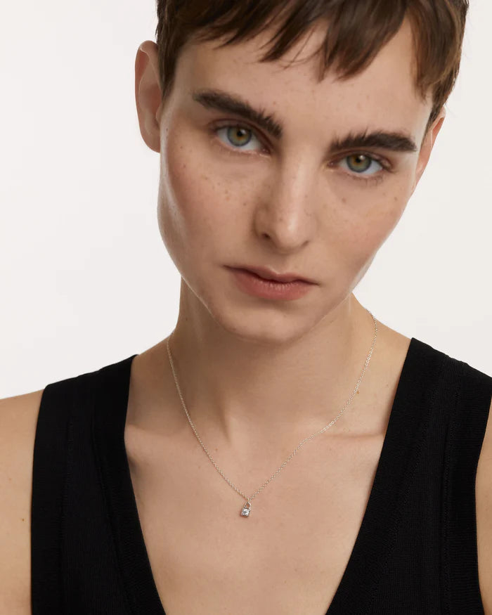 PADLOCK GOLD/SILVER NECKLACE