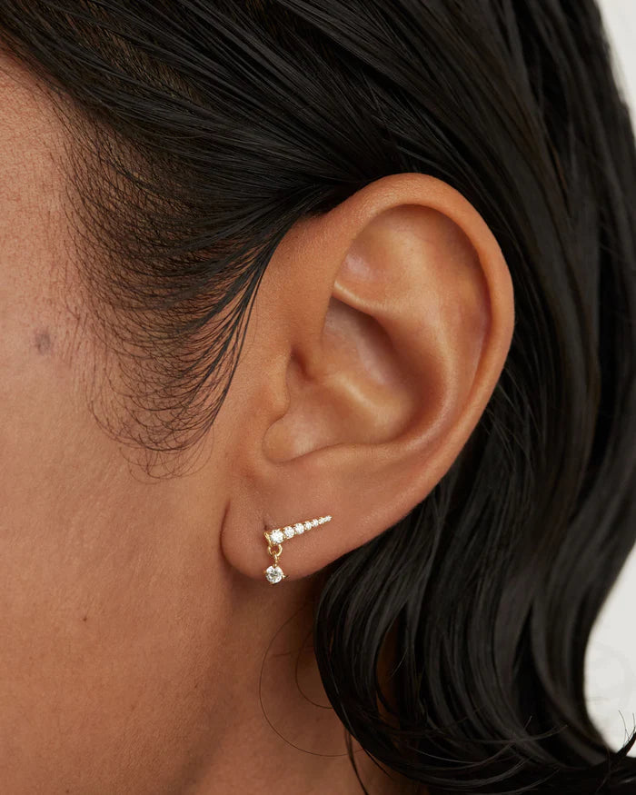 AVA GOLD/SILVER EARRING
