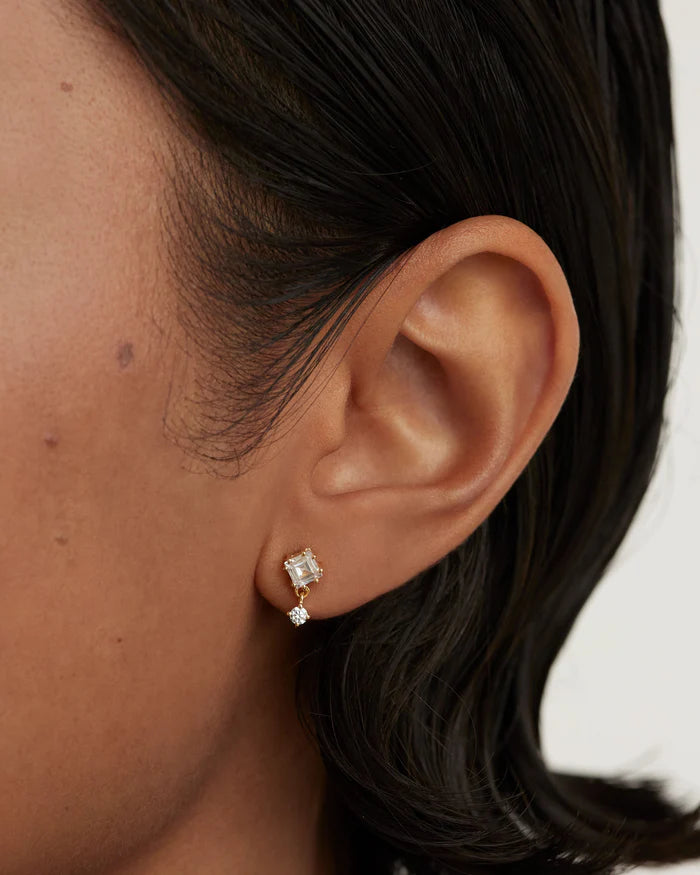 ELI SINGLE GOLD/SILVER EARRING