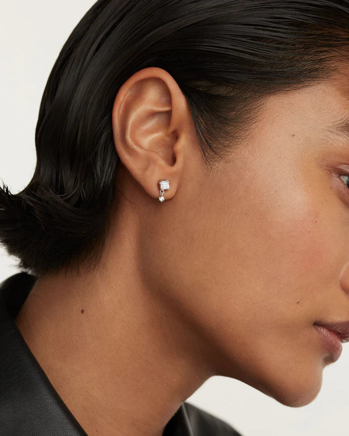 ELI SINGLE GOLD/SILVER EARRING