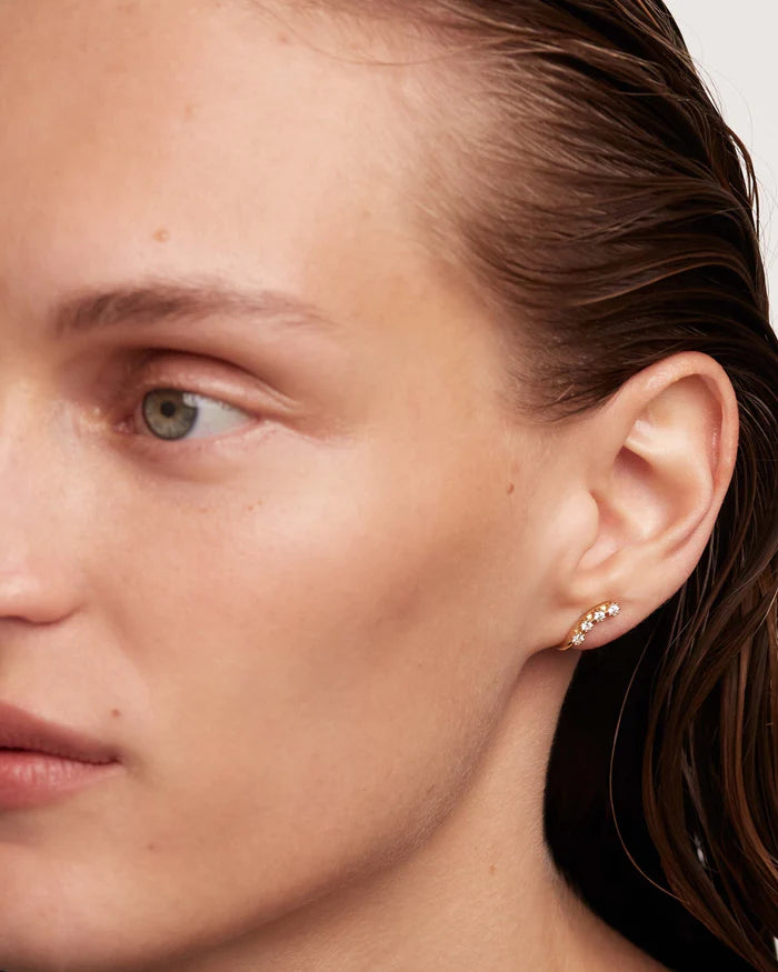 MOTION GOLD EARRINGS