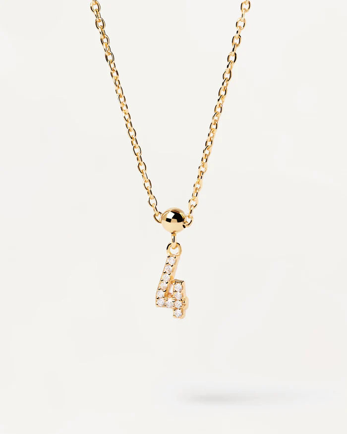 NUMBER CHARM "4"
