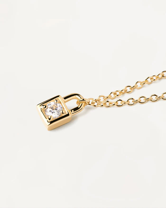 PADLOCK GOLD/SILVER NECKLACE