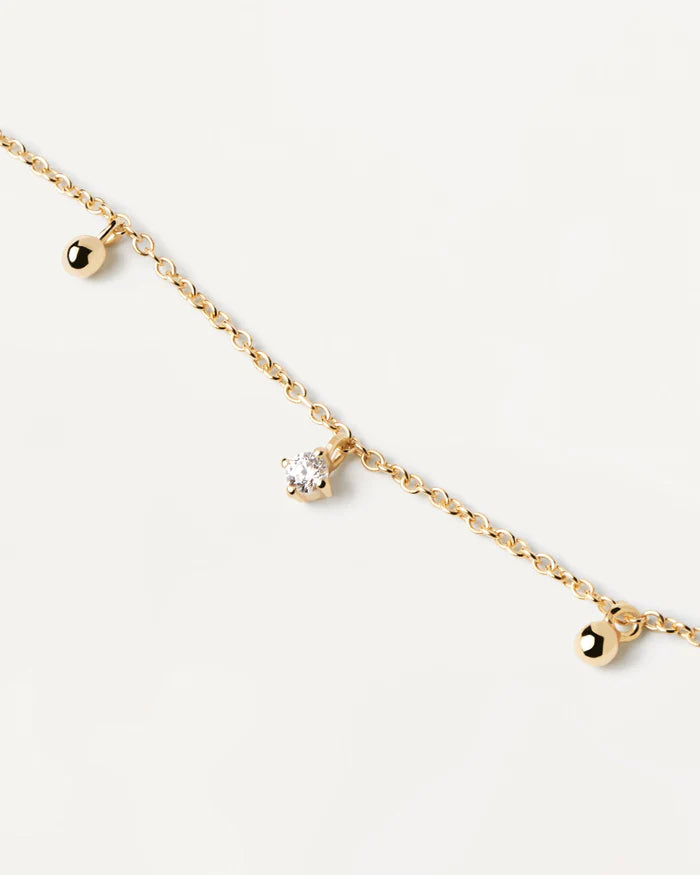 LOVE TRIANGLE GOLD/SILVER NECKLACE