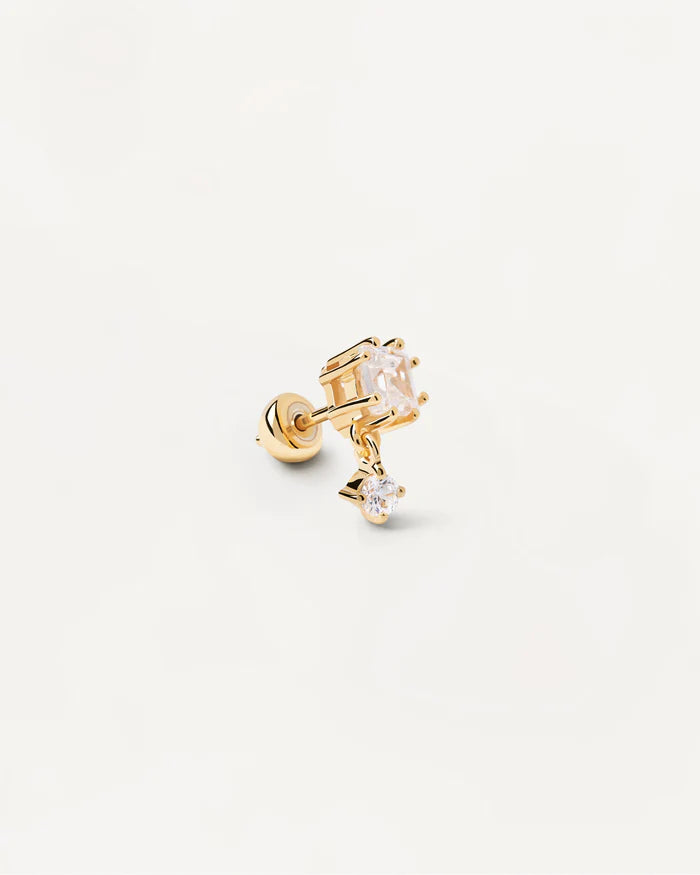 ELI SINGLE GOLD/SILVER EARRING