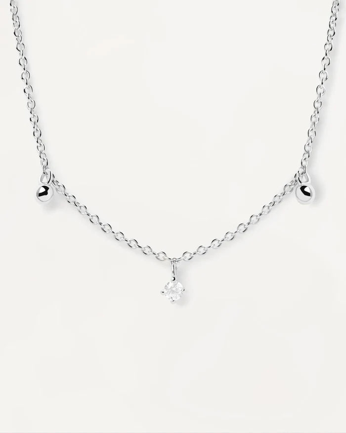 LOVE TRIANGLE GOLD/SILVER NECKLACE