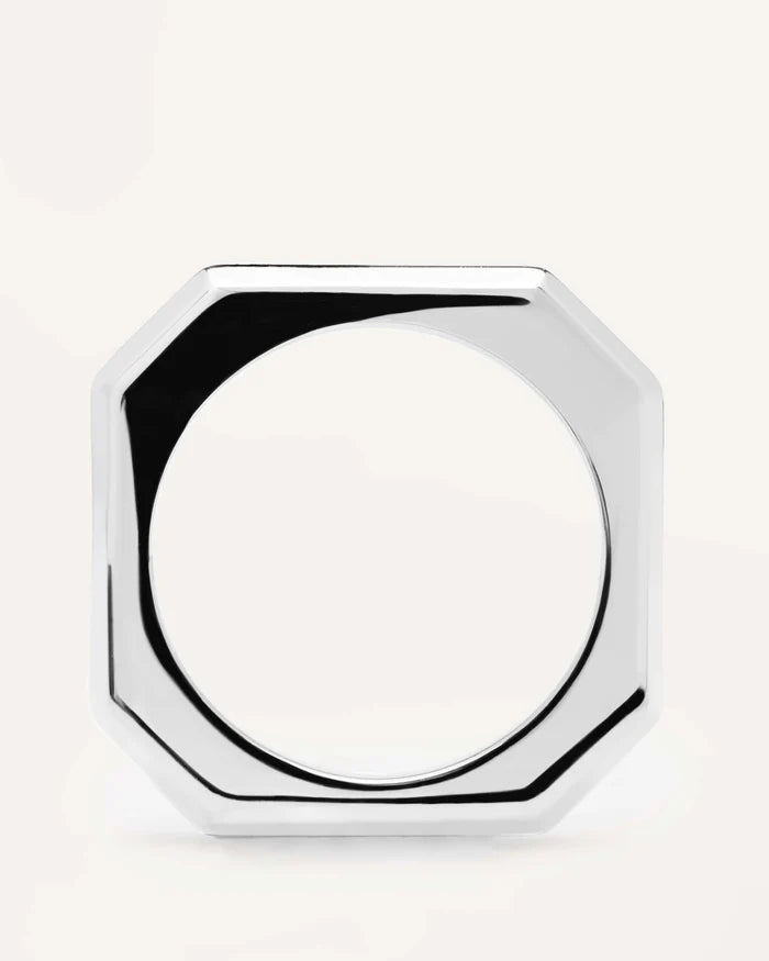 SIGNATURE LINK GOLD/SILVER RING
