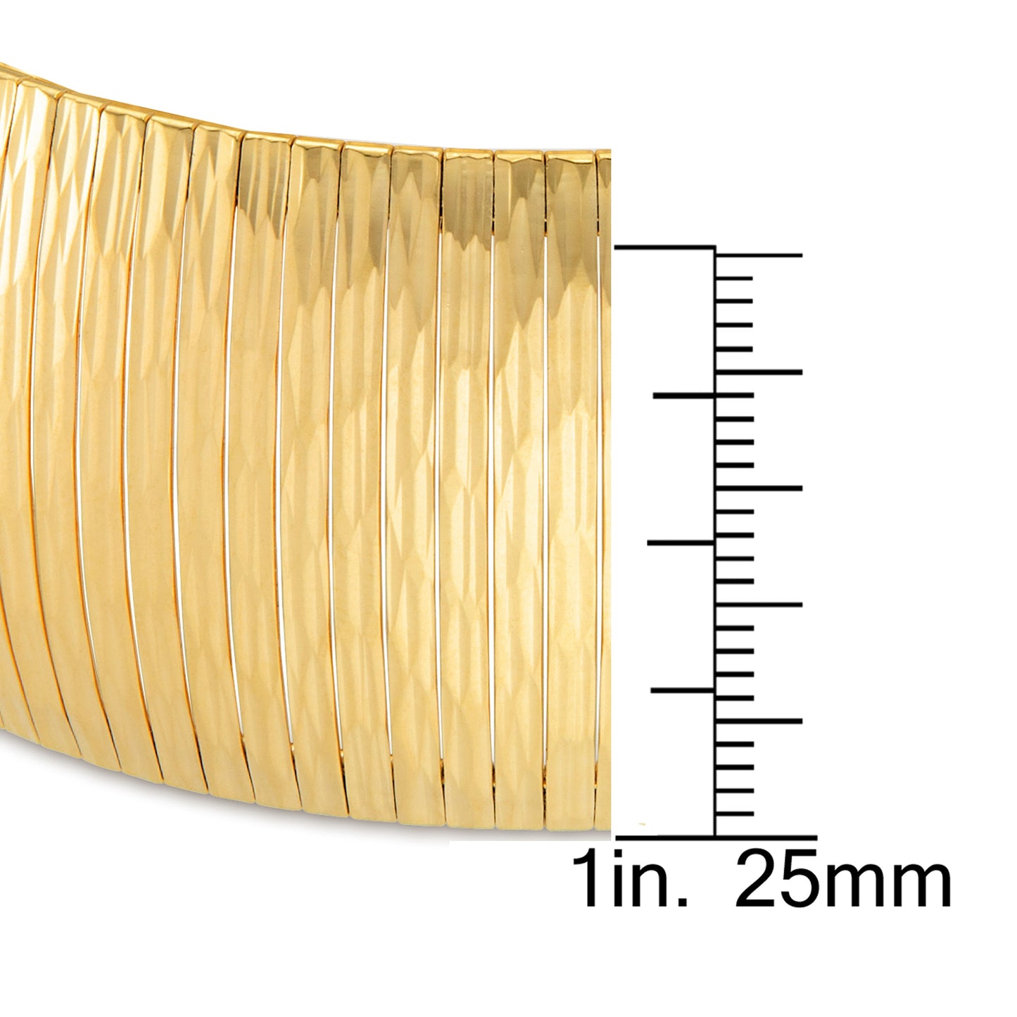 Wide Omega Bangle