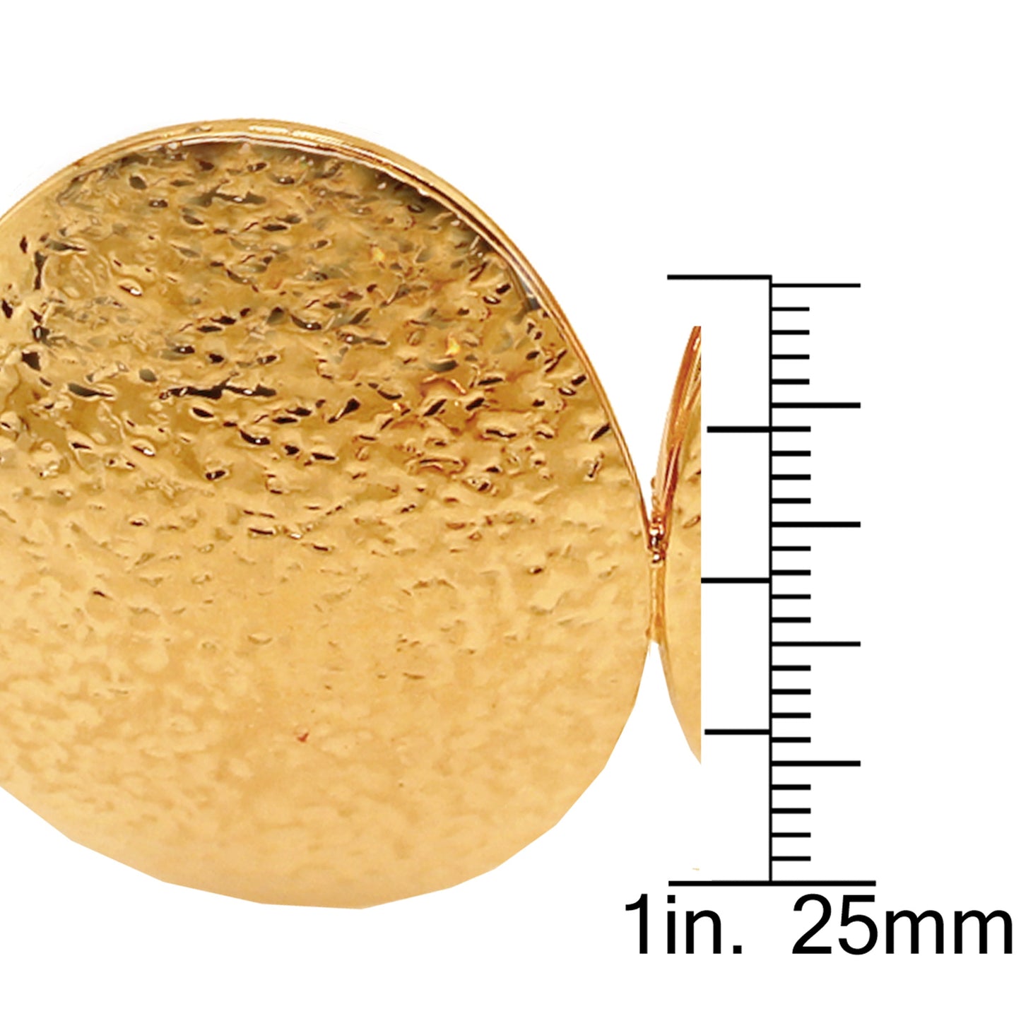 Hammered Disc Cuff