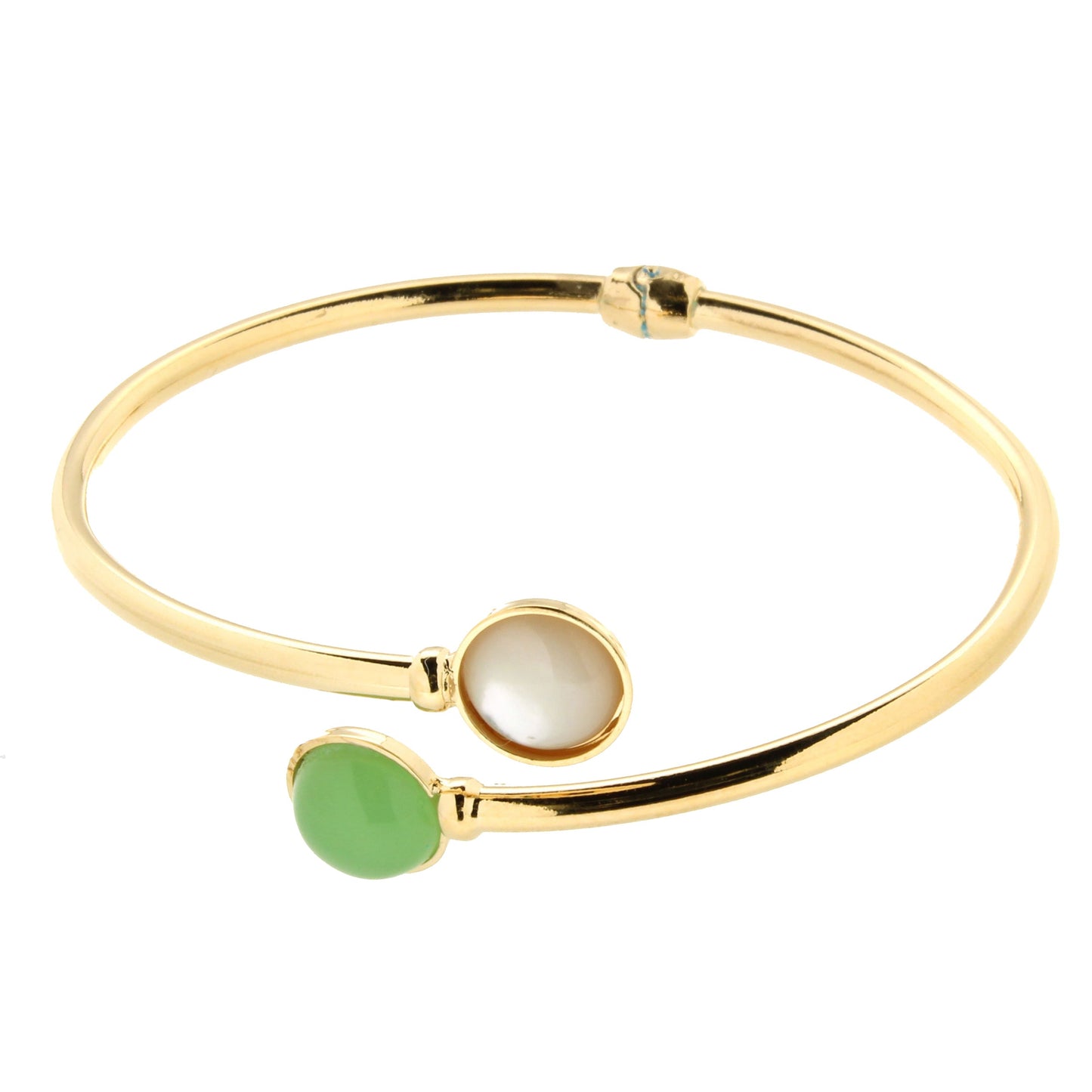 Bypass Pearl & Jade Bangle