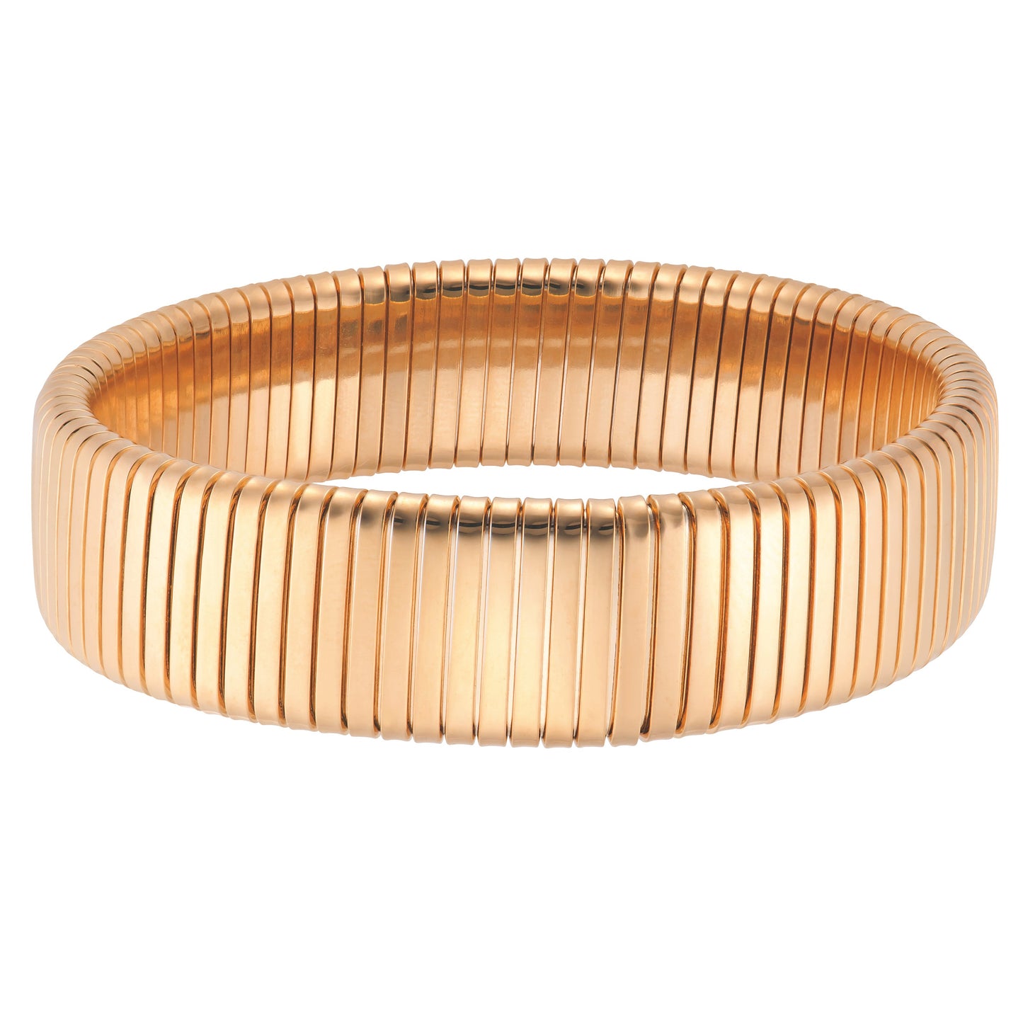 Rose Gold Omega Stretch Bracelet