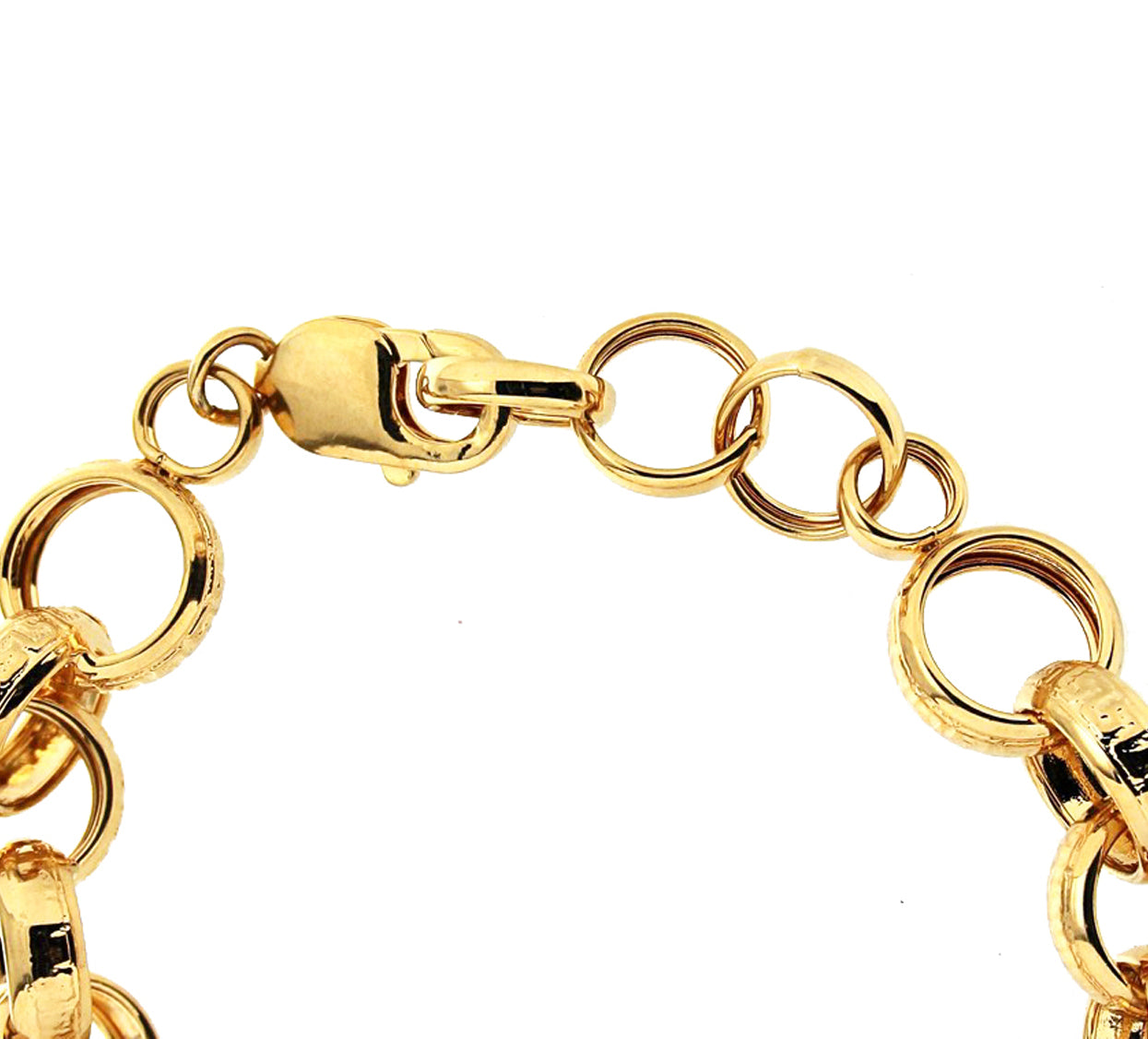 Patterned Rolo Link Bracelet