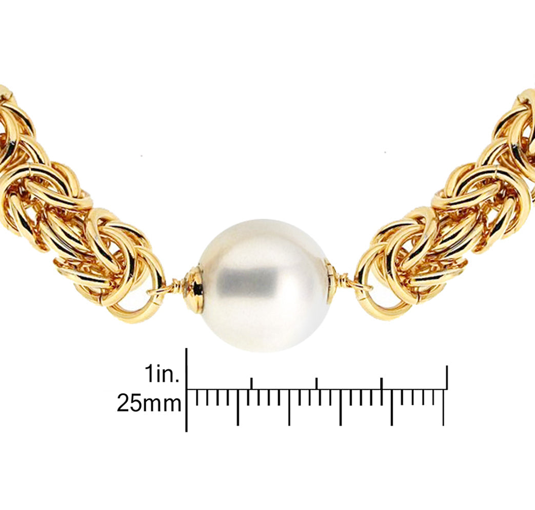Byzantine Pearl Stationed Bracelet