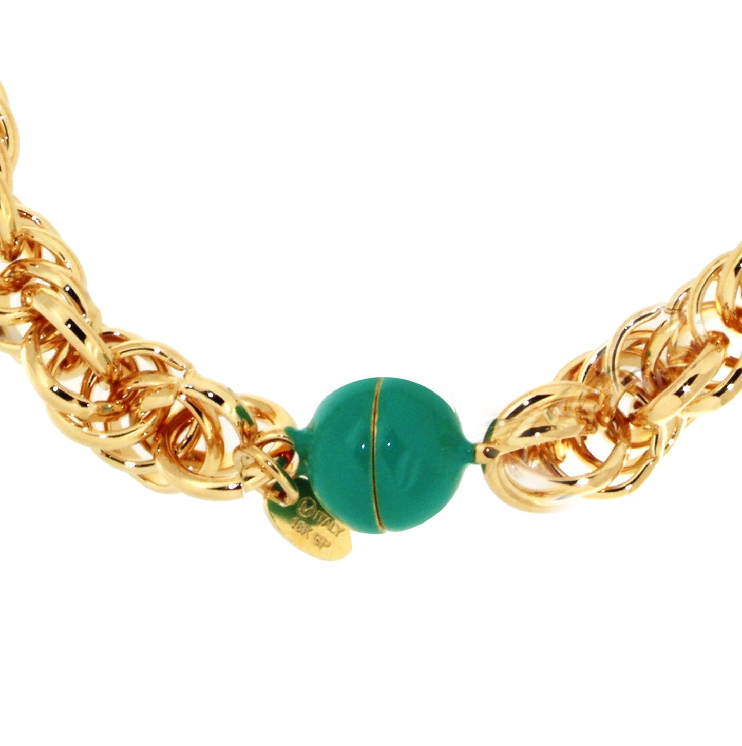 7.5" 8mm Loose Rope Bracelet with Magnetic Clasp