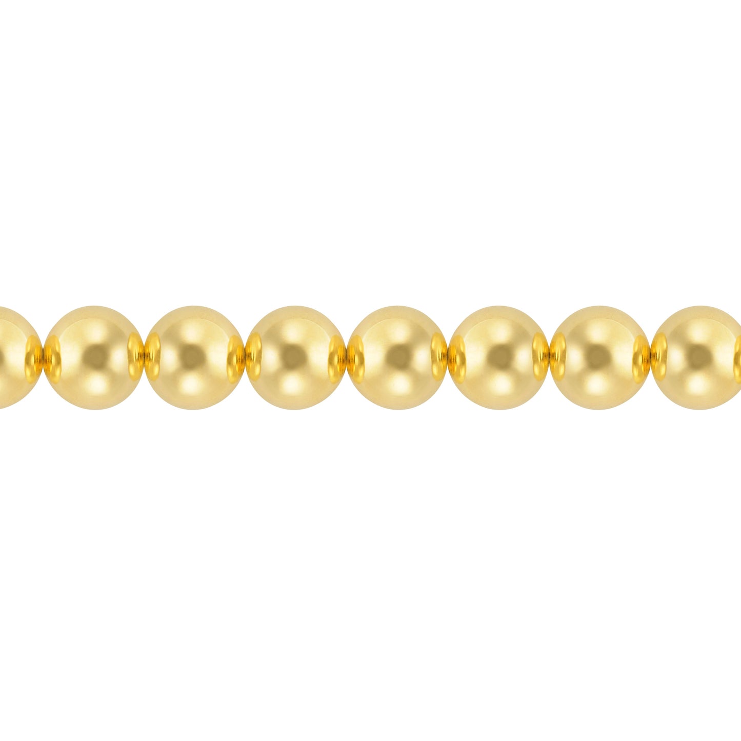 7.5" 10mm Beaded Bracelet with Magnetic Clasp