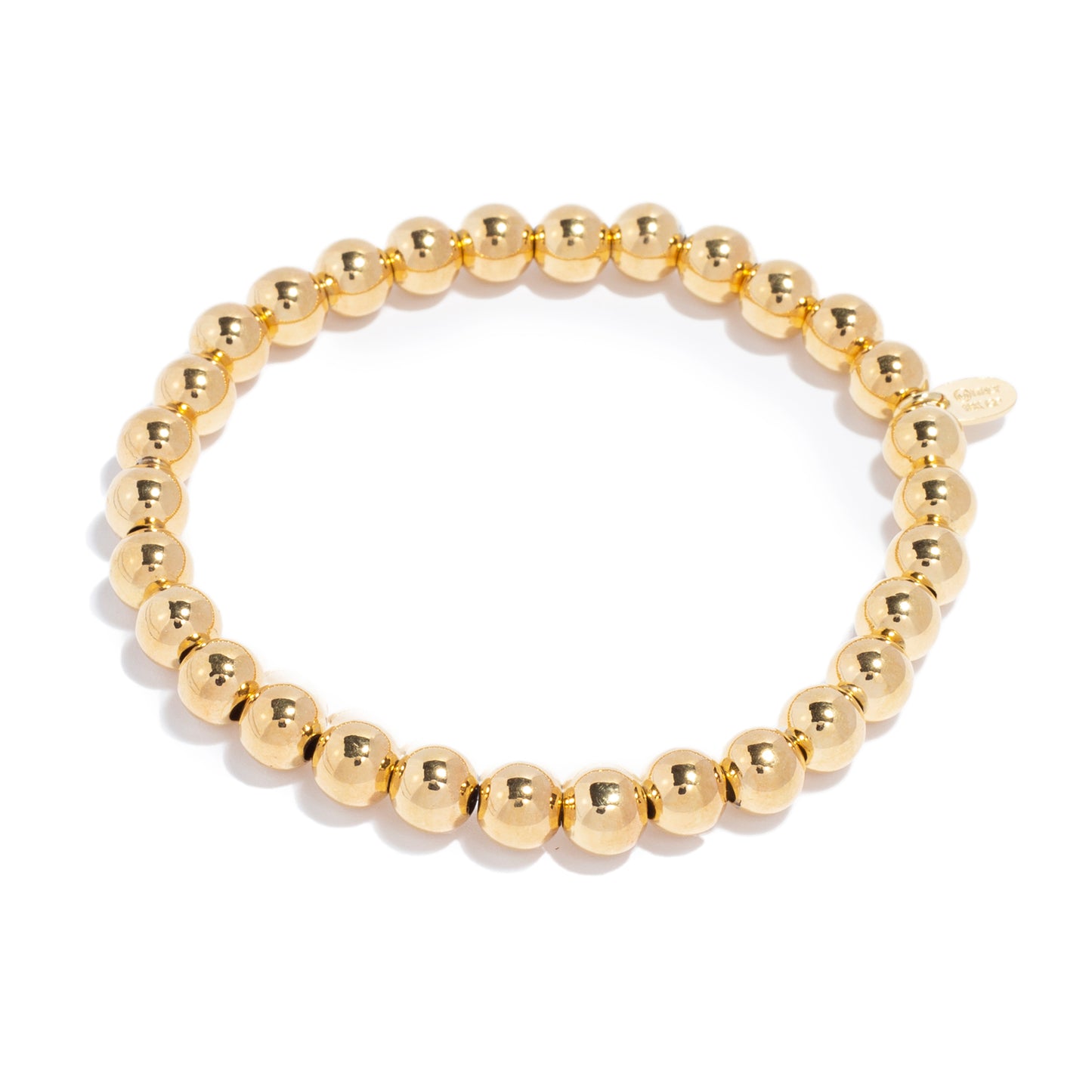 6MM BEADED BRACELET 7.5"
