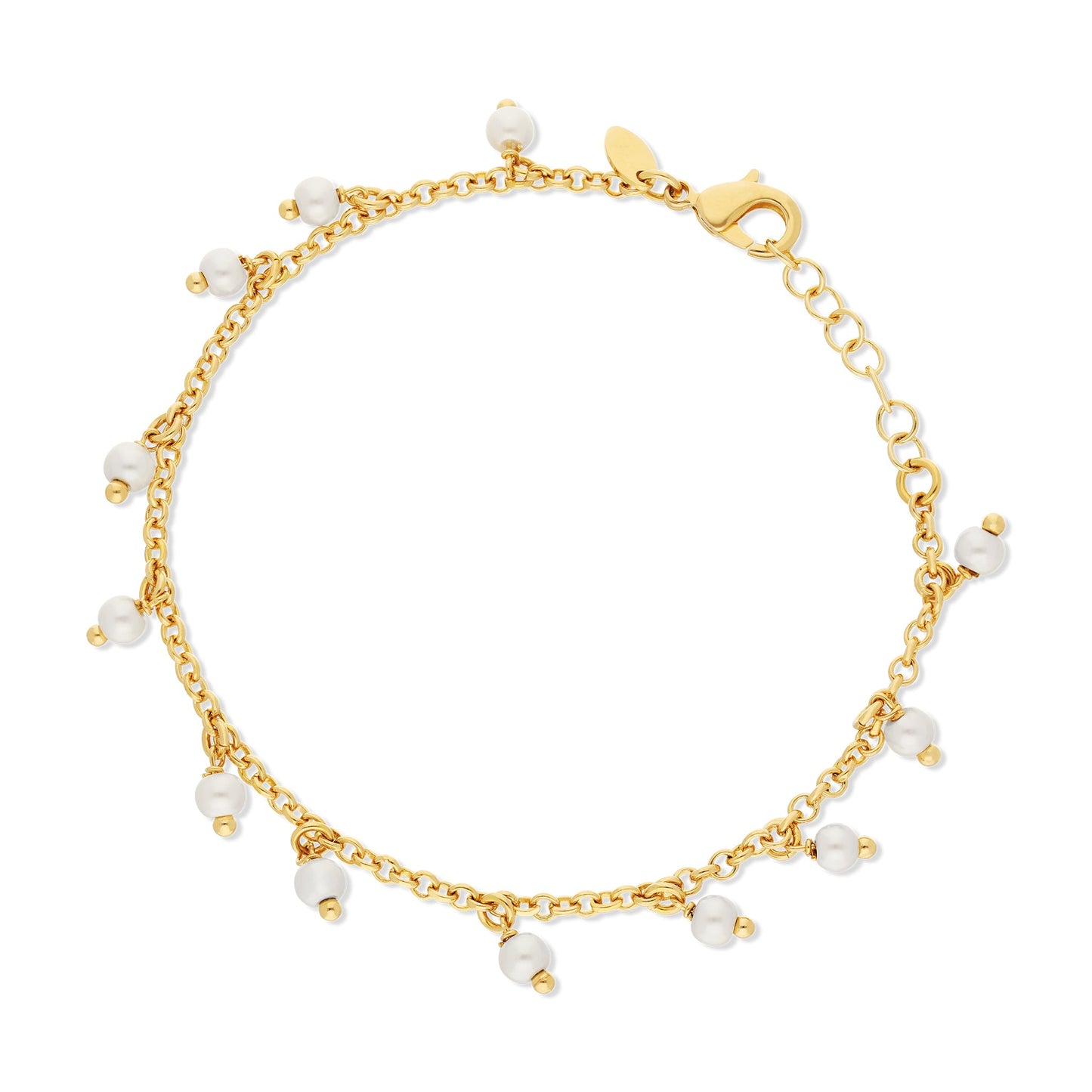 Faux Pearls Bracelet