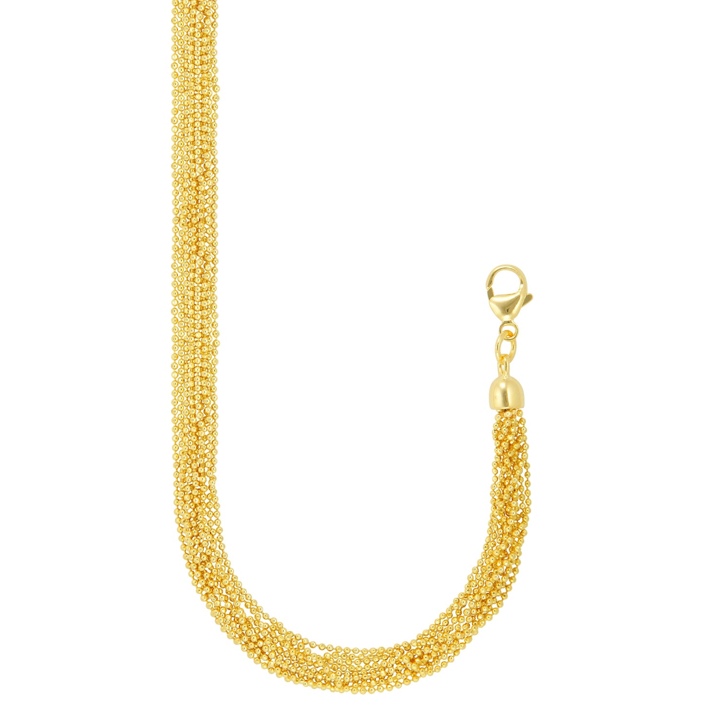 Multi Bead Chain Necklace
