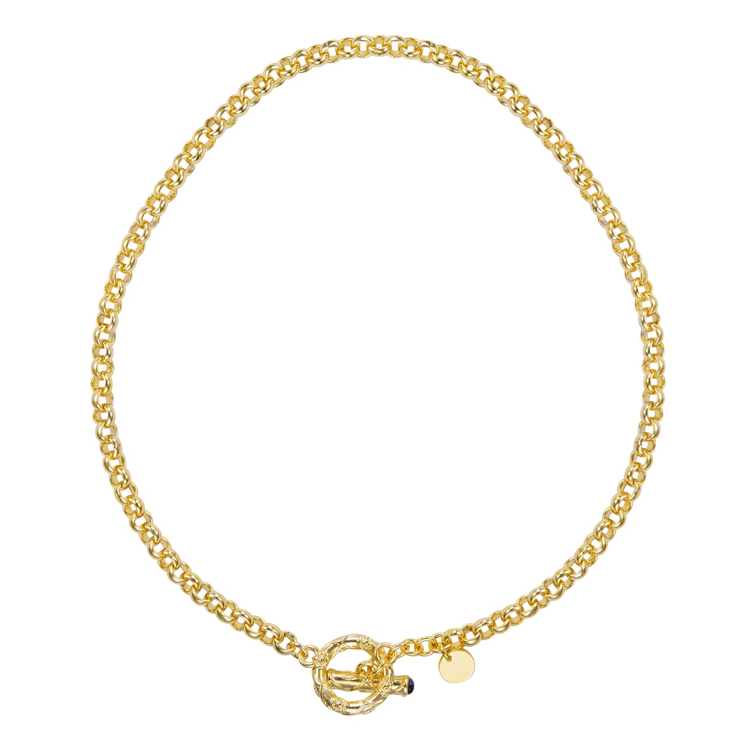 Rolo Link With Toggle clasp Necklace