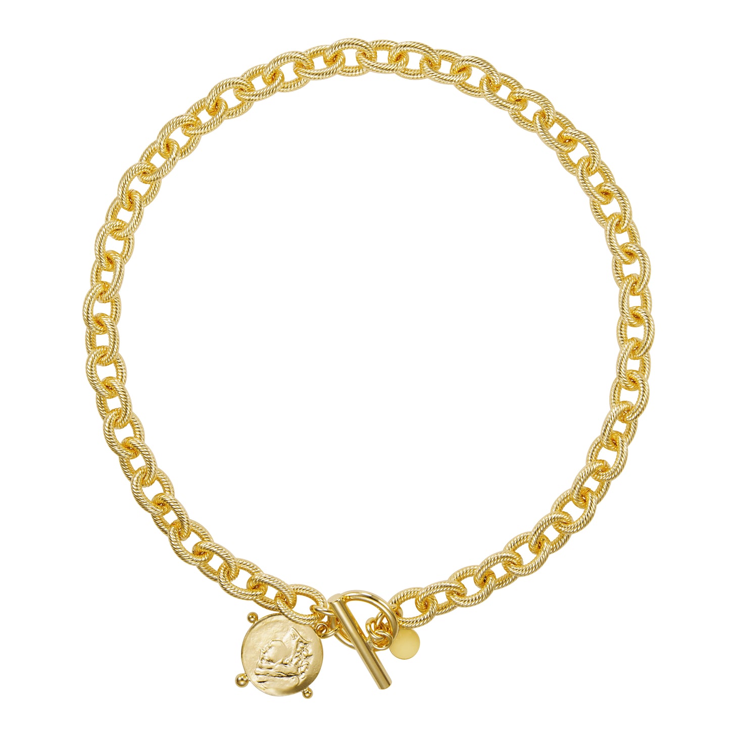 Large Toggle Coin Necklace