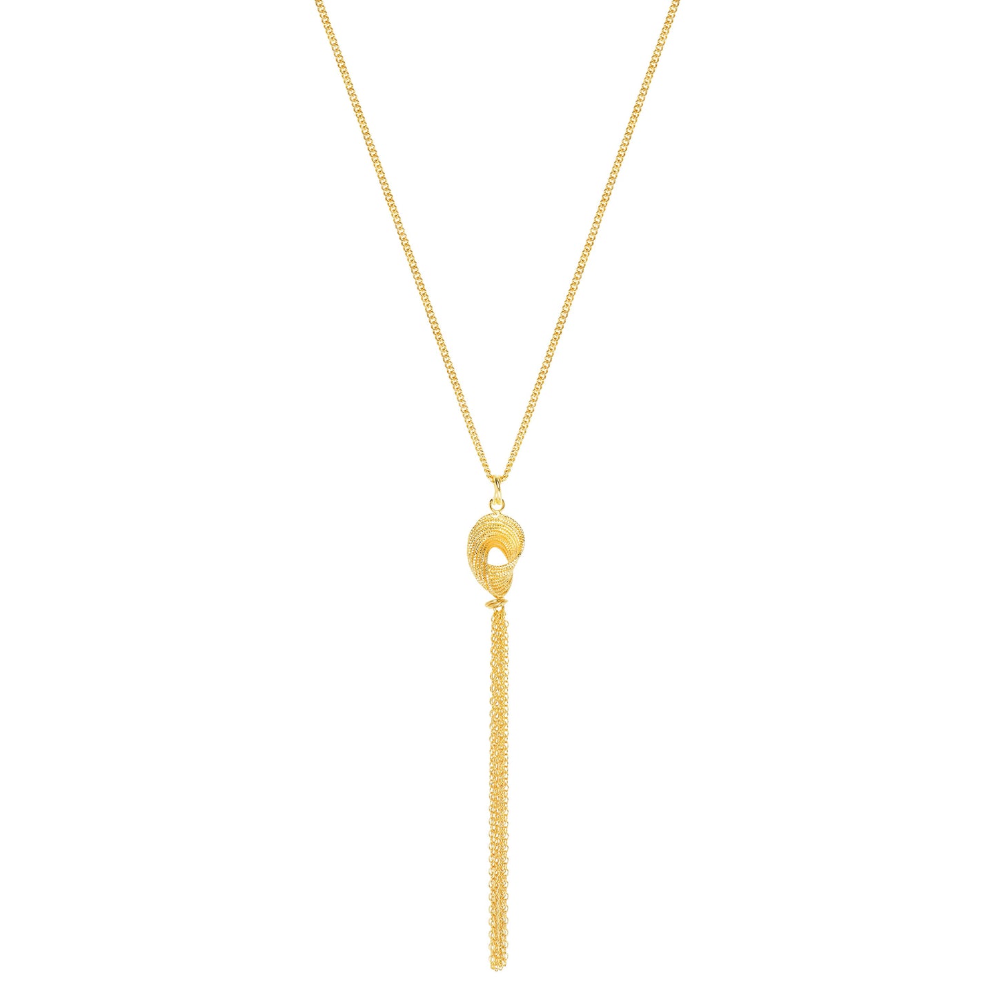 26" Love knot Tassel Necklace