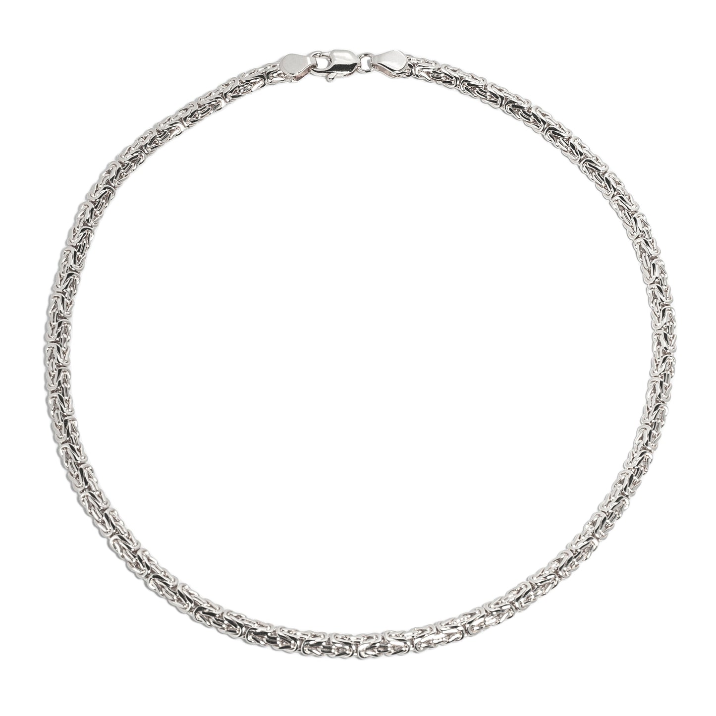 Flat Hammered Byzantine Necklace