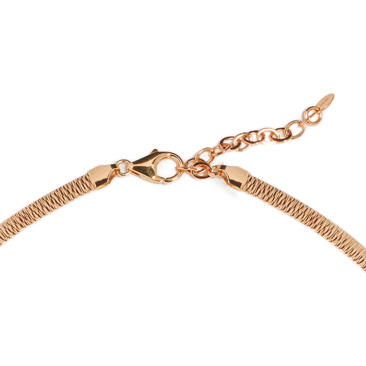 18" 6Mm Reversible Omega Rose & Silver Plate