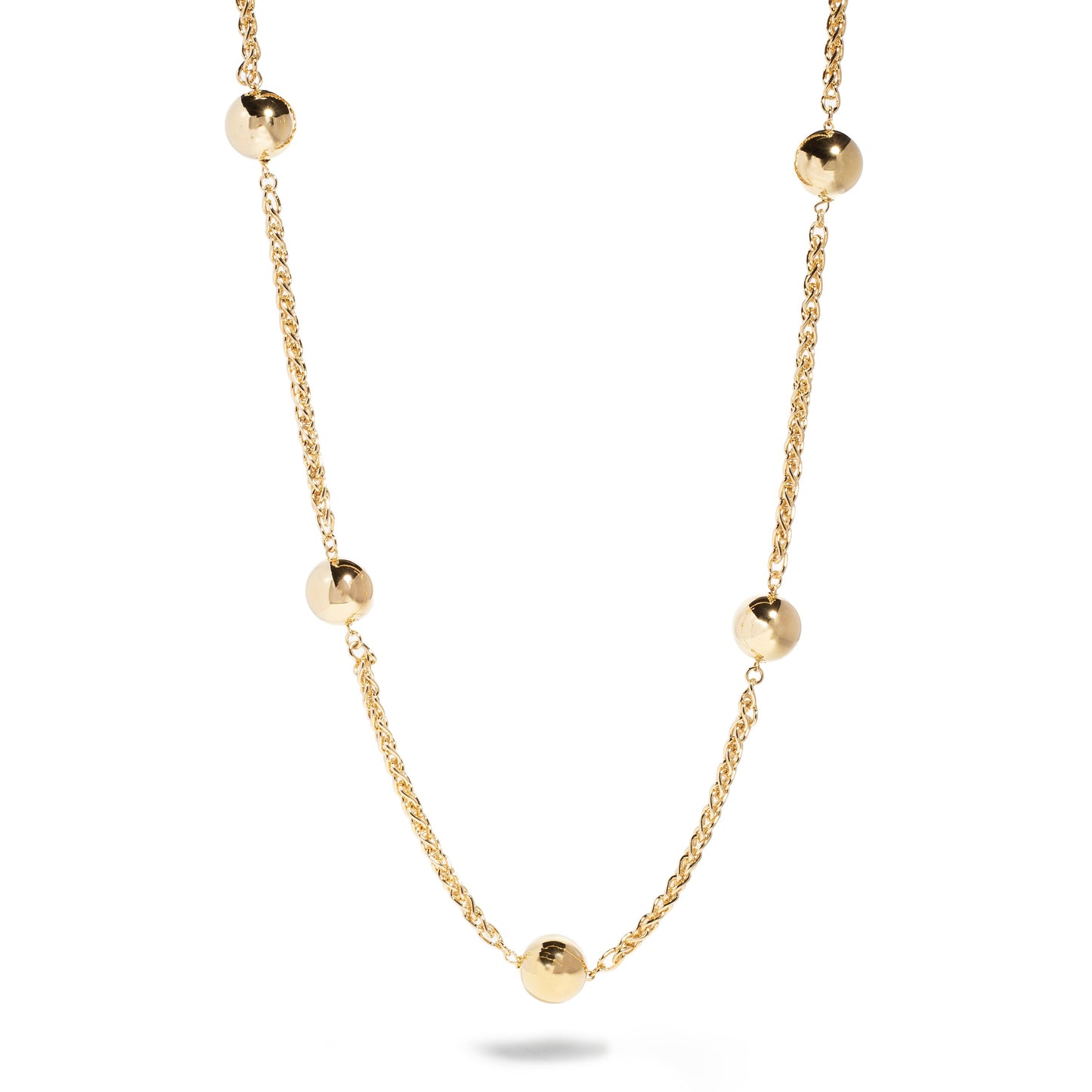 Spiga Necklace with Beads