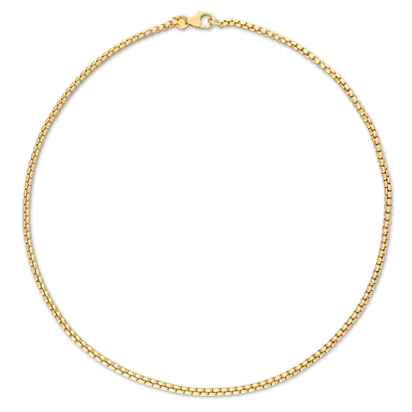 Men's Large Round Box Necklace