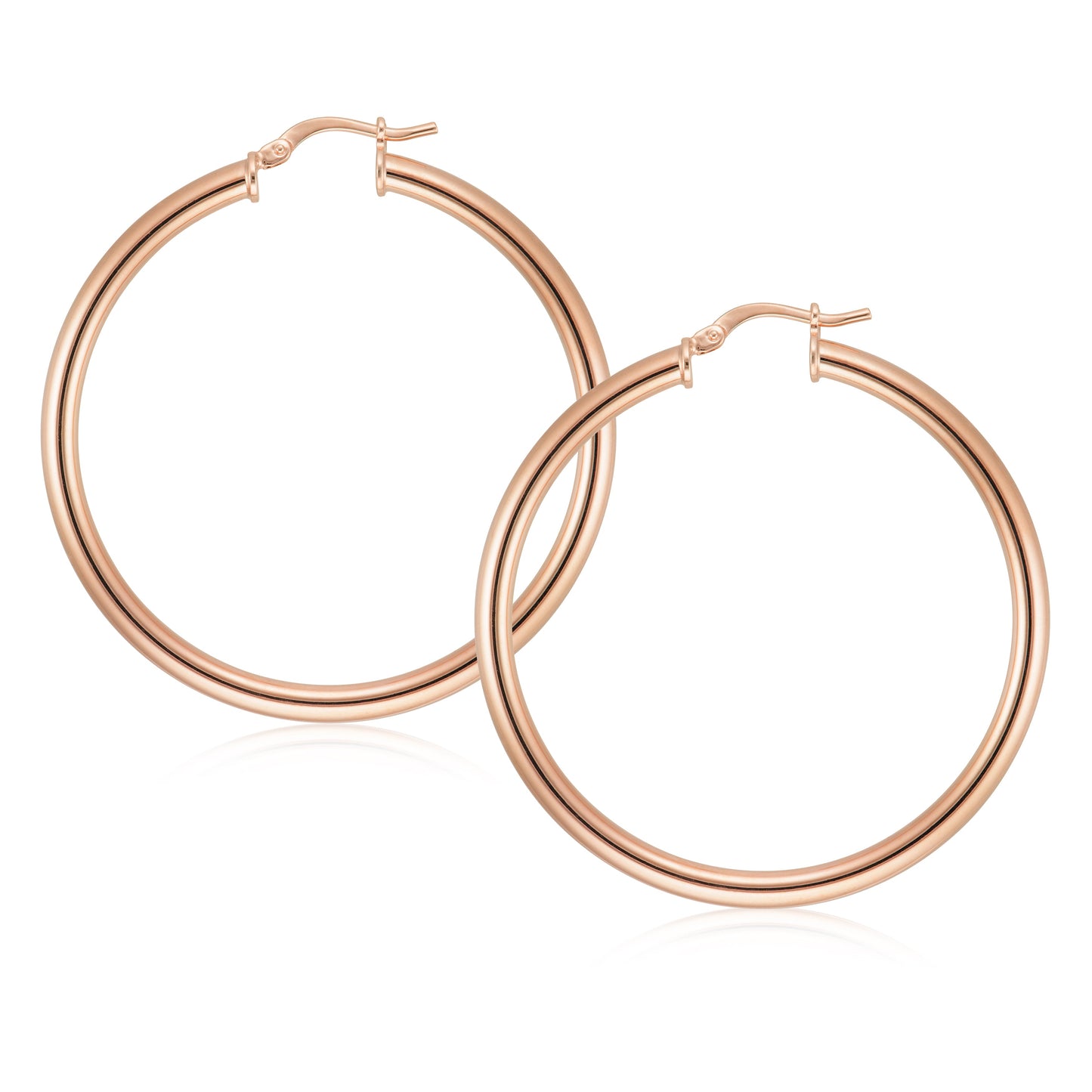 Rose Gold Hoop Earring