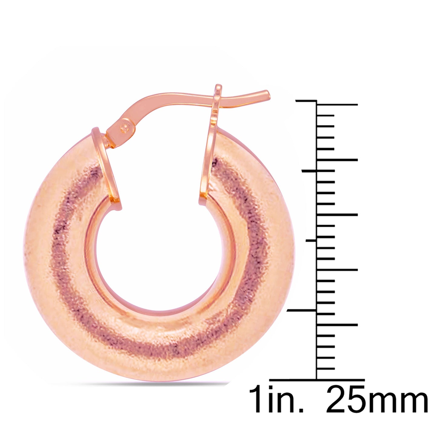 Rose Gold Chubby Hoops