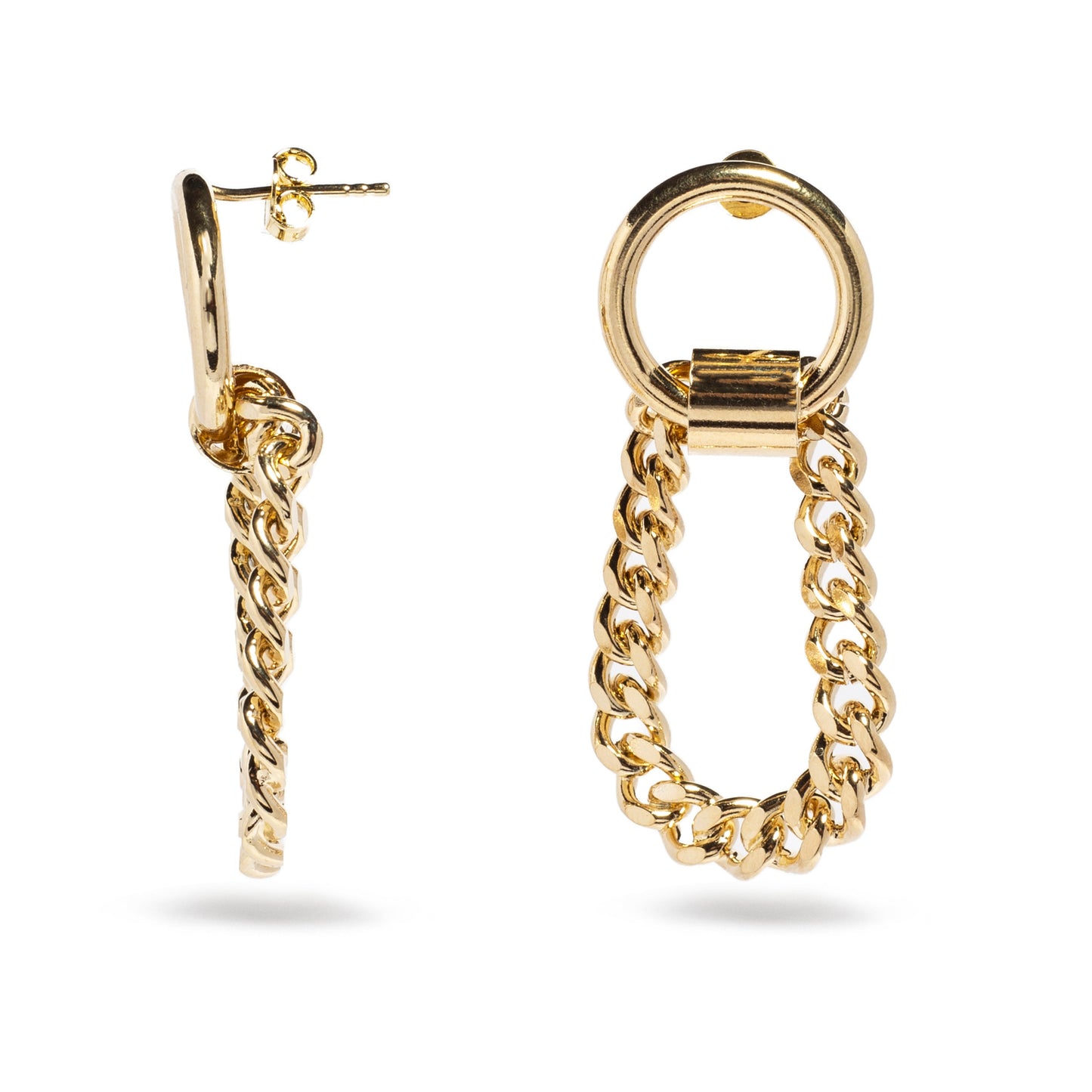 Loop Stud With Curb Chain