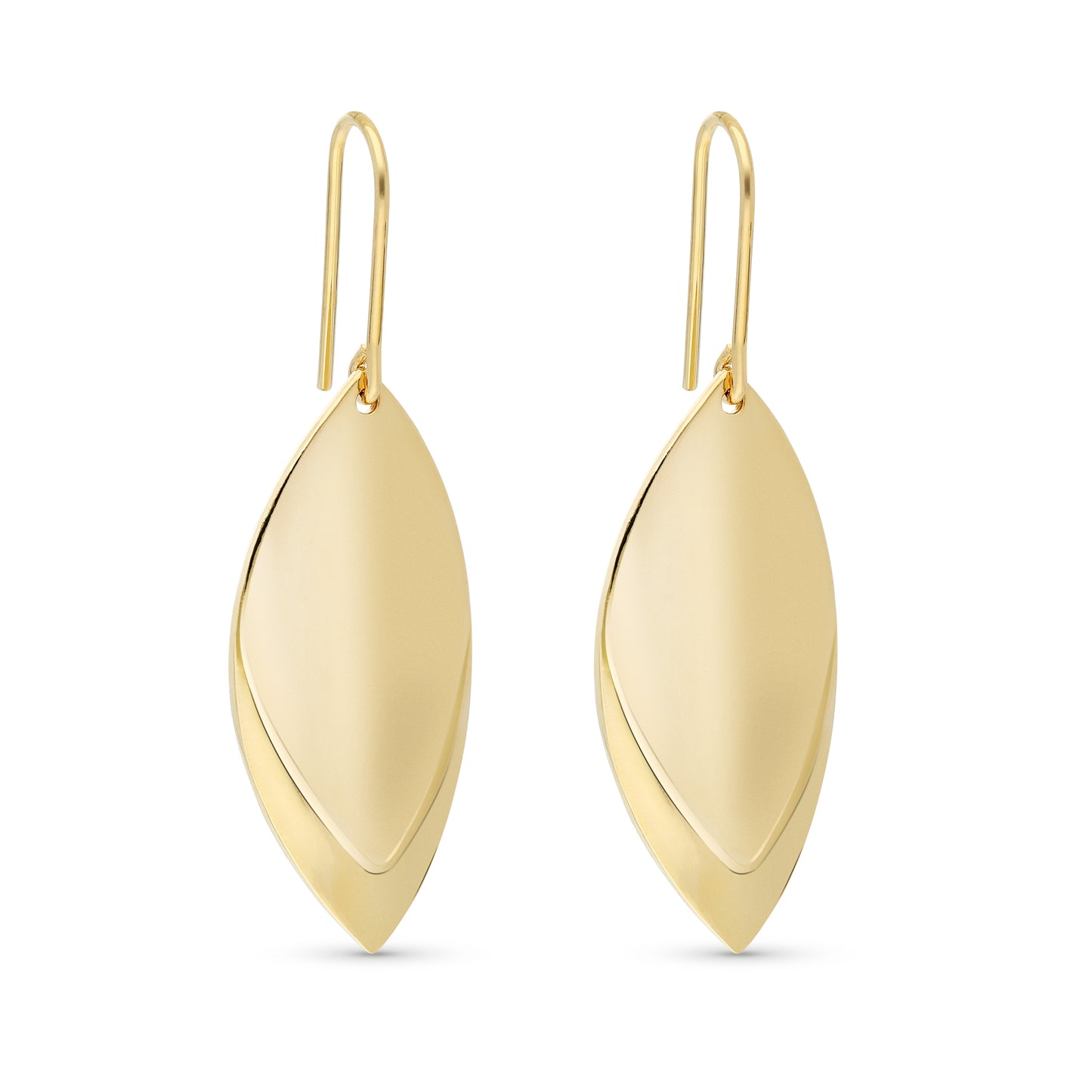 Marquis Shaped Drop Earring