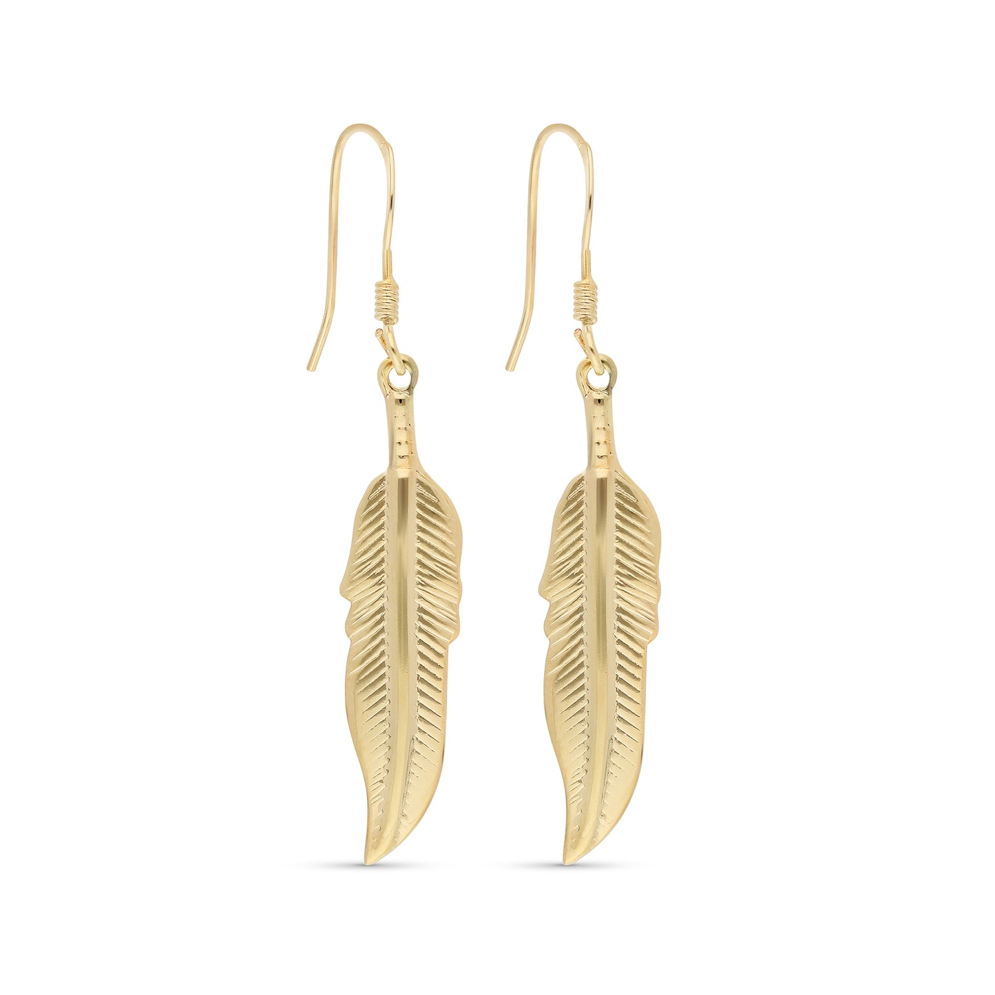 Feather Drop Earring