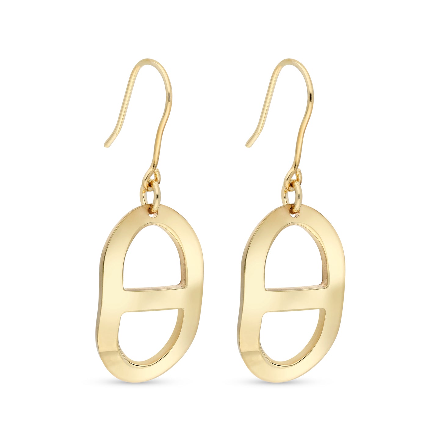 Polished Marine Link Earring