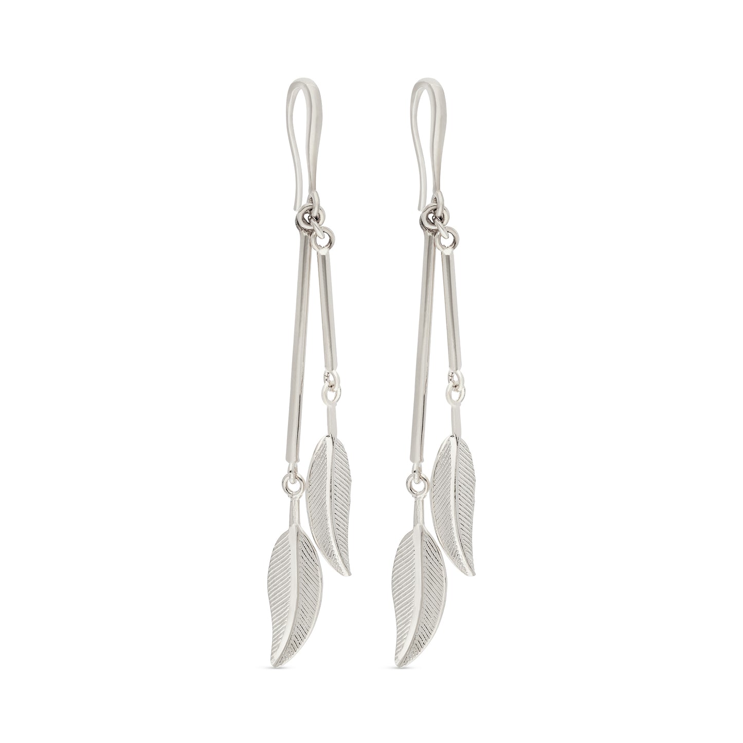 Double Feather Drops On Fishook