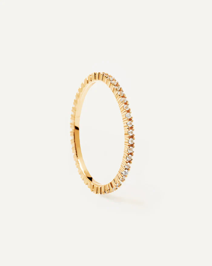 WHITE ESSENTIAL GOLD/SILVER RING