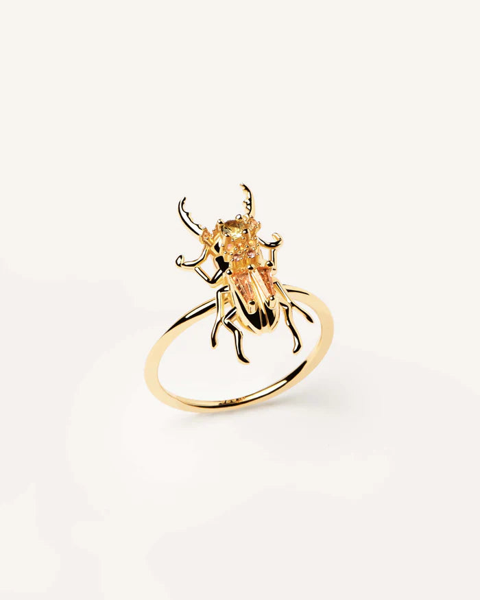 COURAGE BEETLE RING