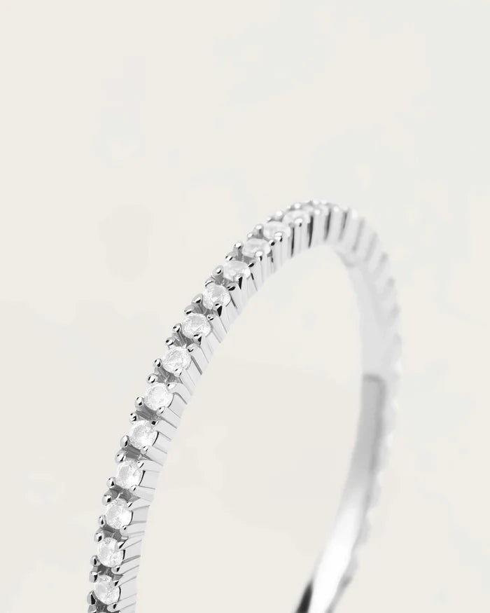 WHITE ESSENTIAL GOLD/SILVER RING