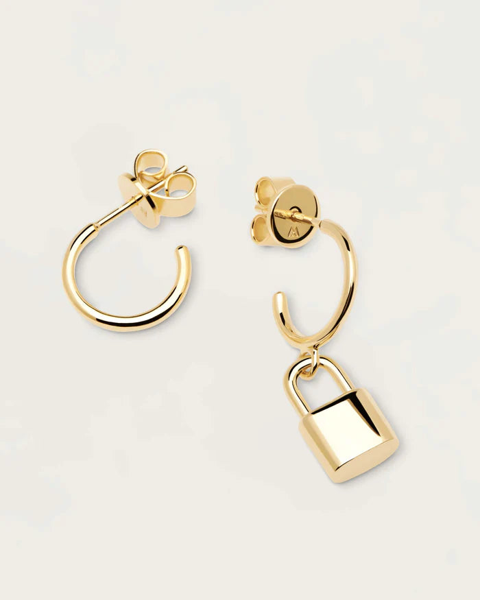 BOND GOLD/SILVER EARRINGS