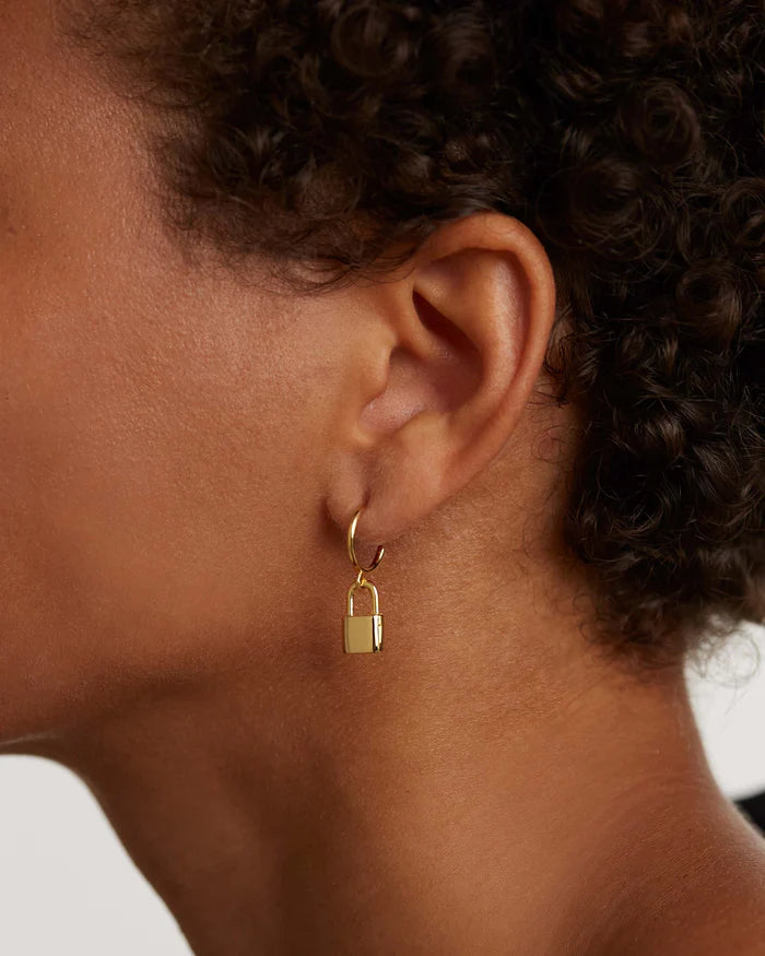 BOND GOLD/SILVER EARRINGS