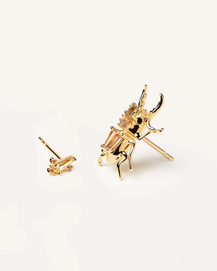 COURAGE BEETLE EARRINGS